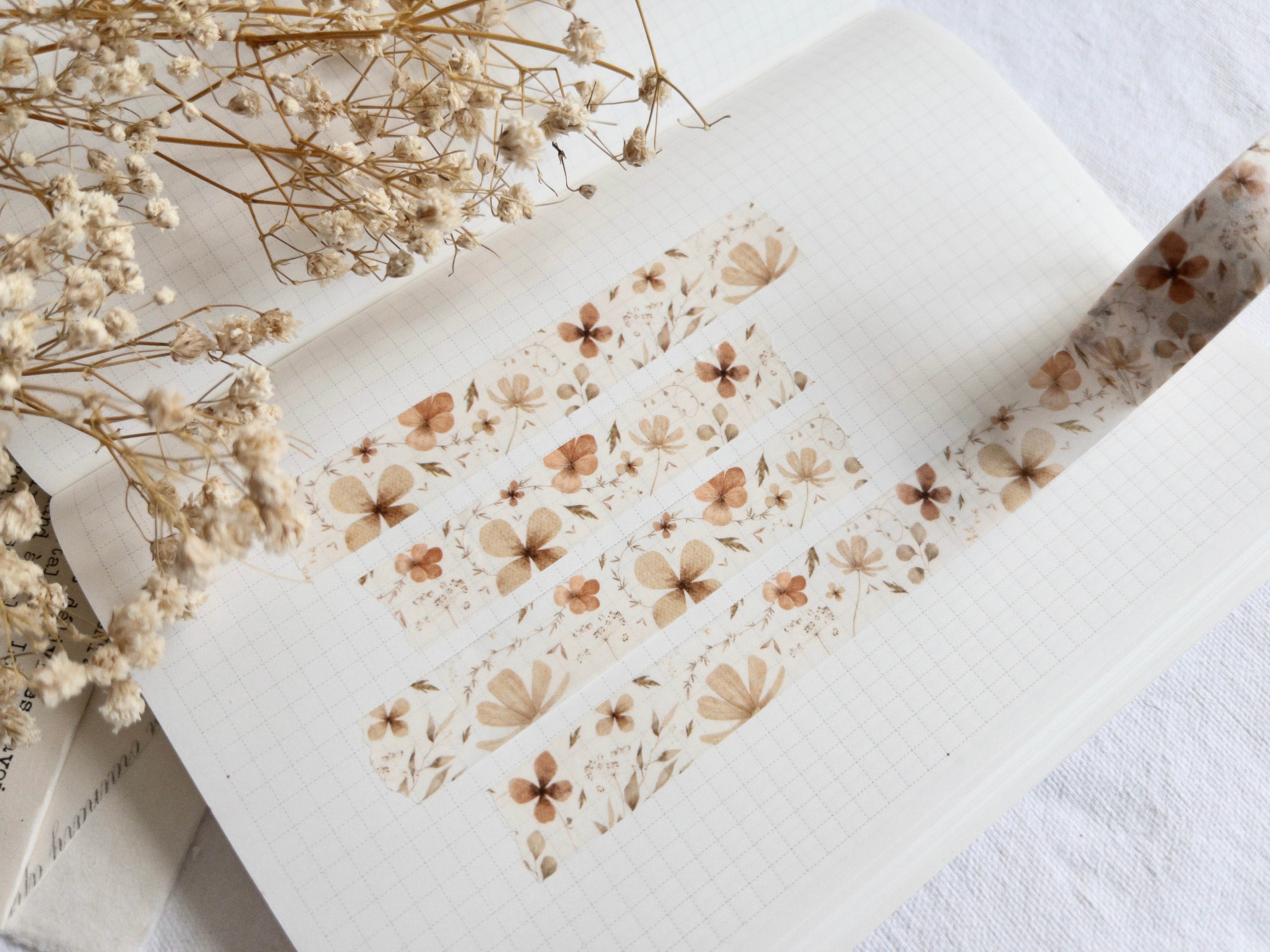 Crea with Gaby - Washi tape-Memories Floral 15mm