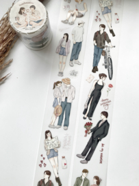Kiss-cut Pet tape SAMPLE  Soulmates  Katkreates