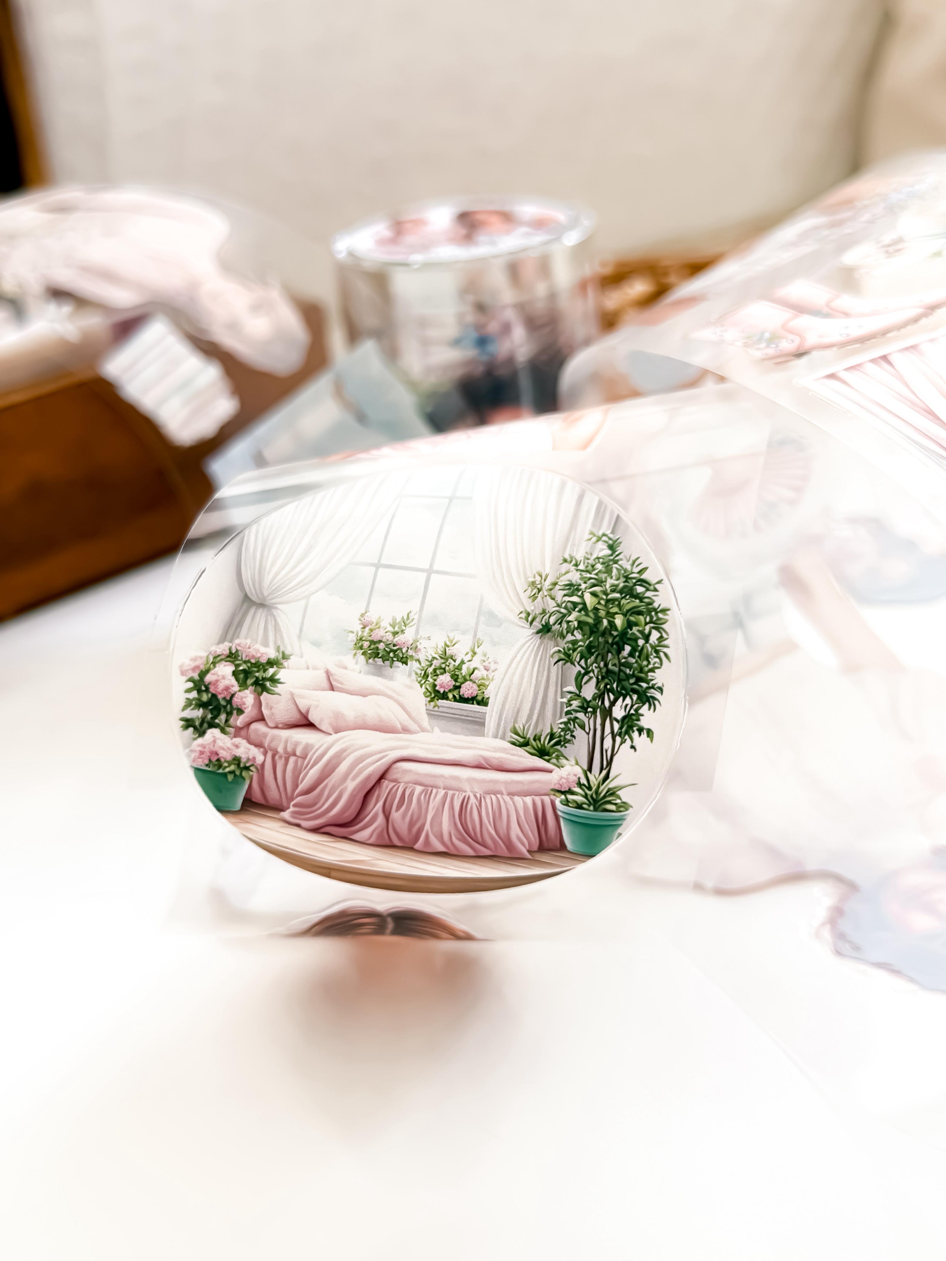 Ma.Journaling  Cherry Blossom Bliss 3D Pet sample
