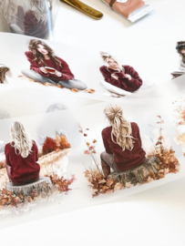 Ma.Journaling  Burgundy Me!   Pet sample