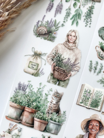 Herbal wellnes / Toile a fleurs  Sample 2.5 meter