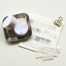 MU Washi tape CUT Letter Drift