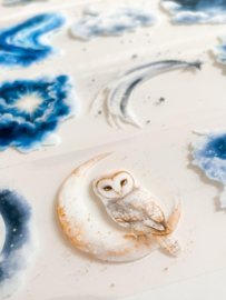 Ma.Journaling  Moonlight Sky  3D Pet sample