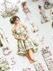 Ma.Journaling  Easter Cottage  3D Pet sample