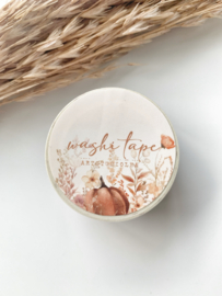 Washi tape Studio Lea - Autumn pumpkin and flowers meadow