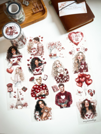 Ma.Journaling   Valentine Red  3D Pet sample
