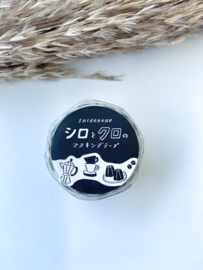 Mindwave Masking tape Black/With Cafe