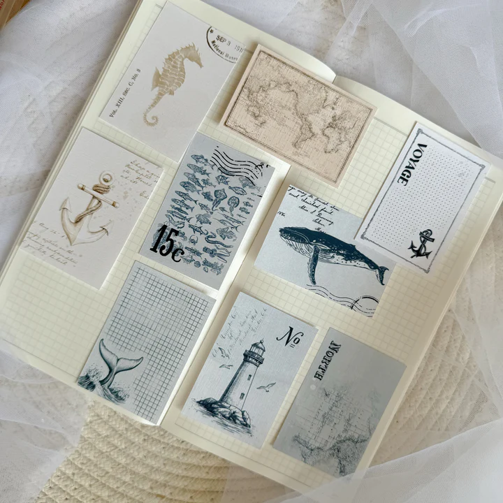 Studio by Lea - sticker pakketje  Nautical cards