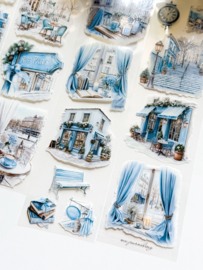 Ma.Journaling  Beautiful Paris  Scenes  3D Pet sample