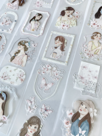 Kiss-cut Pet tape SAMPLE  Douce  Katkreates