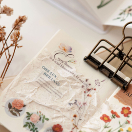 MU Stickerboekje Vintage Floral Handbook