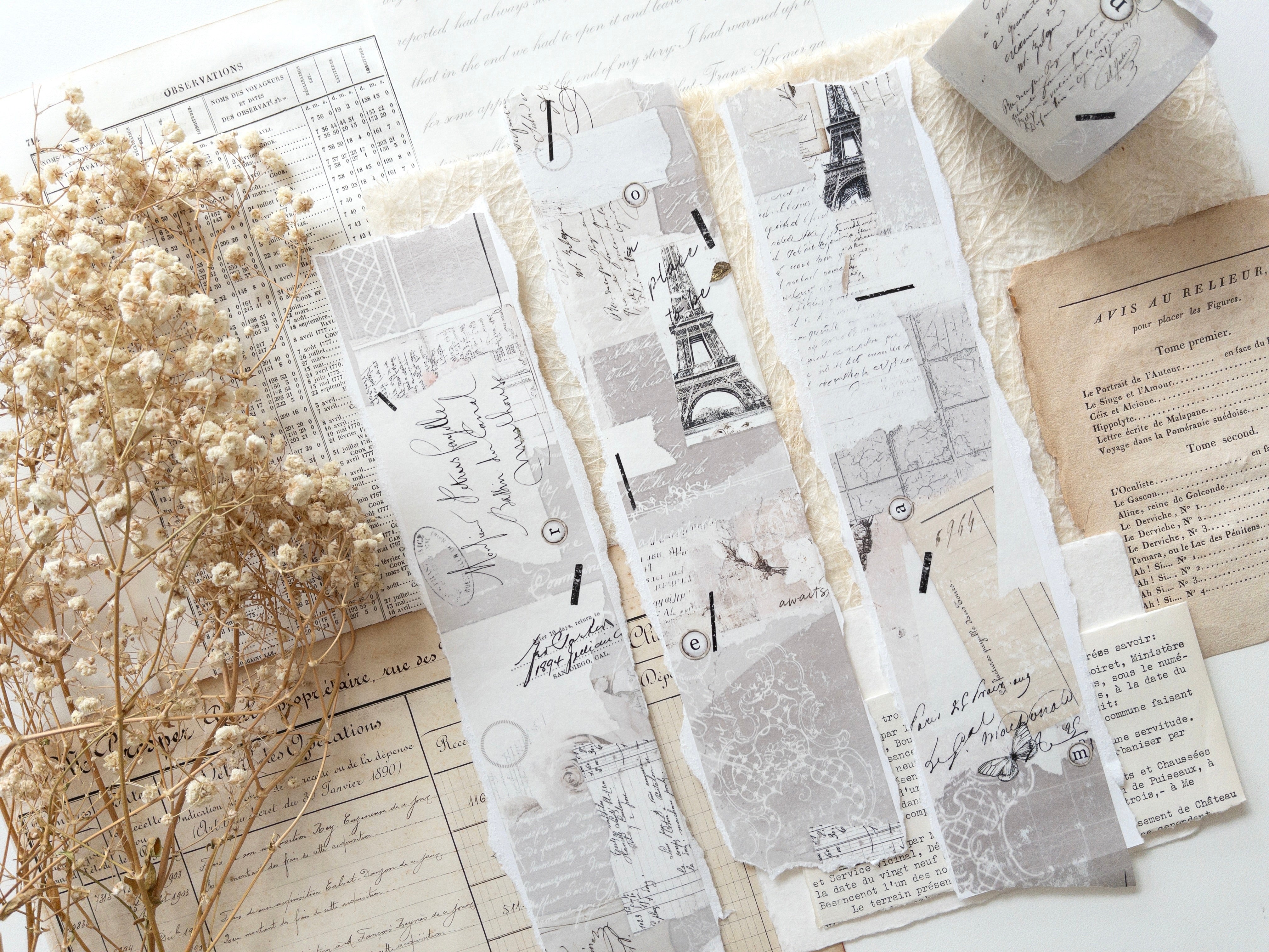 Crea with Gaby - French romance 2 layers PAPER -  SAMPLE