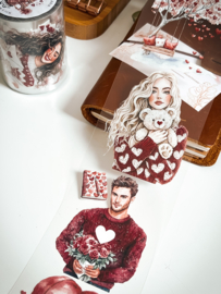 Ma.Journaling   Valentine Red  3D Pet sample