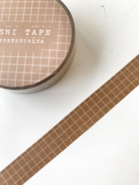 Washi tape Studio Lea   Chocolade Grid