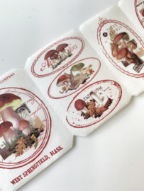 Paddestoelen Etiketten Stickers