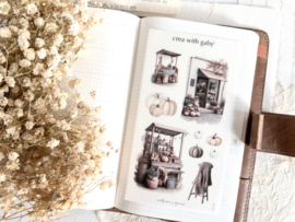 Crea wiht Gaby - Deco sticker - Autumn's pause  no 1