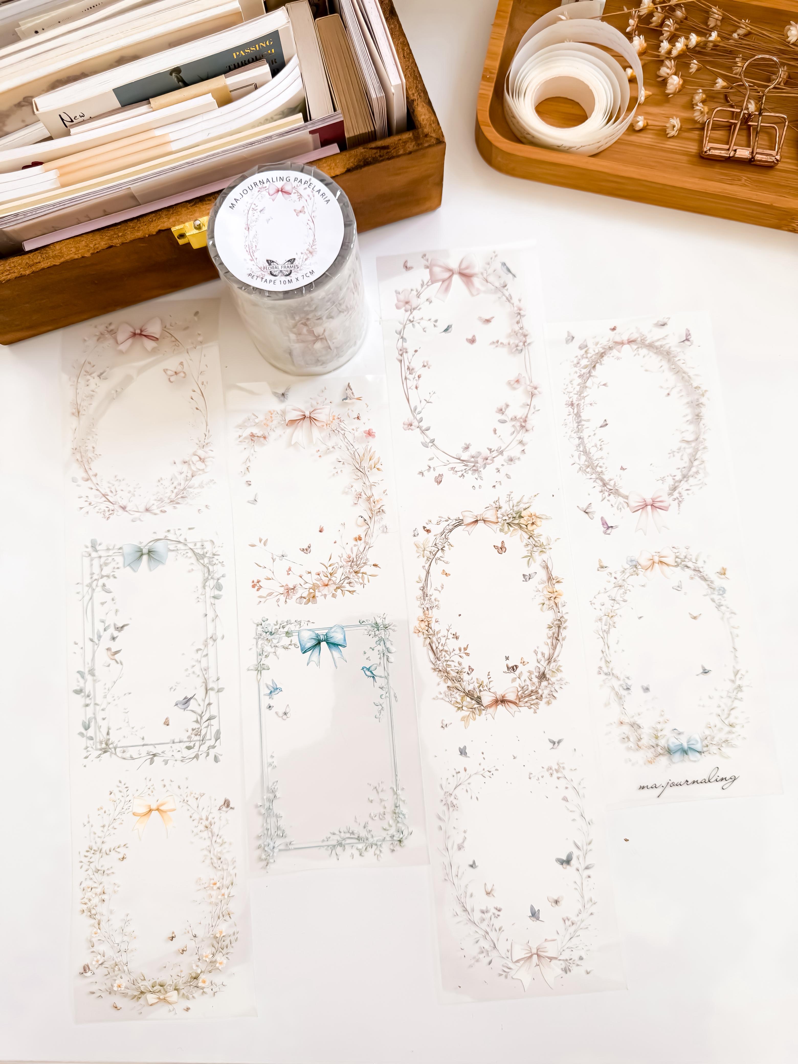 Ma.Journaling  Floral Frames 3D Pet sample