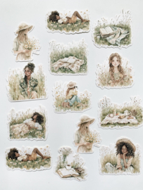Studio by Lea - sticker pakketje  Spring Meadow