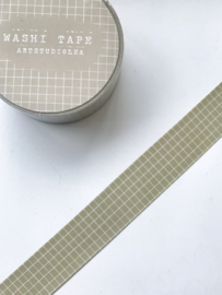 Washi tape Studio Lea - Olive Green Grid