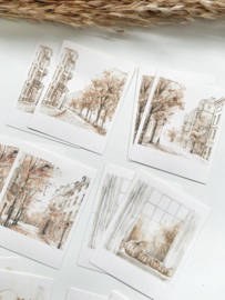 Studio by Lea - sticker pakketje  Autumn home  Polaroid