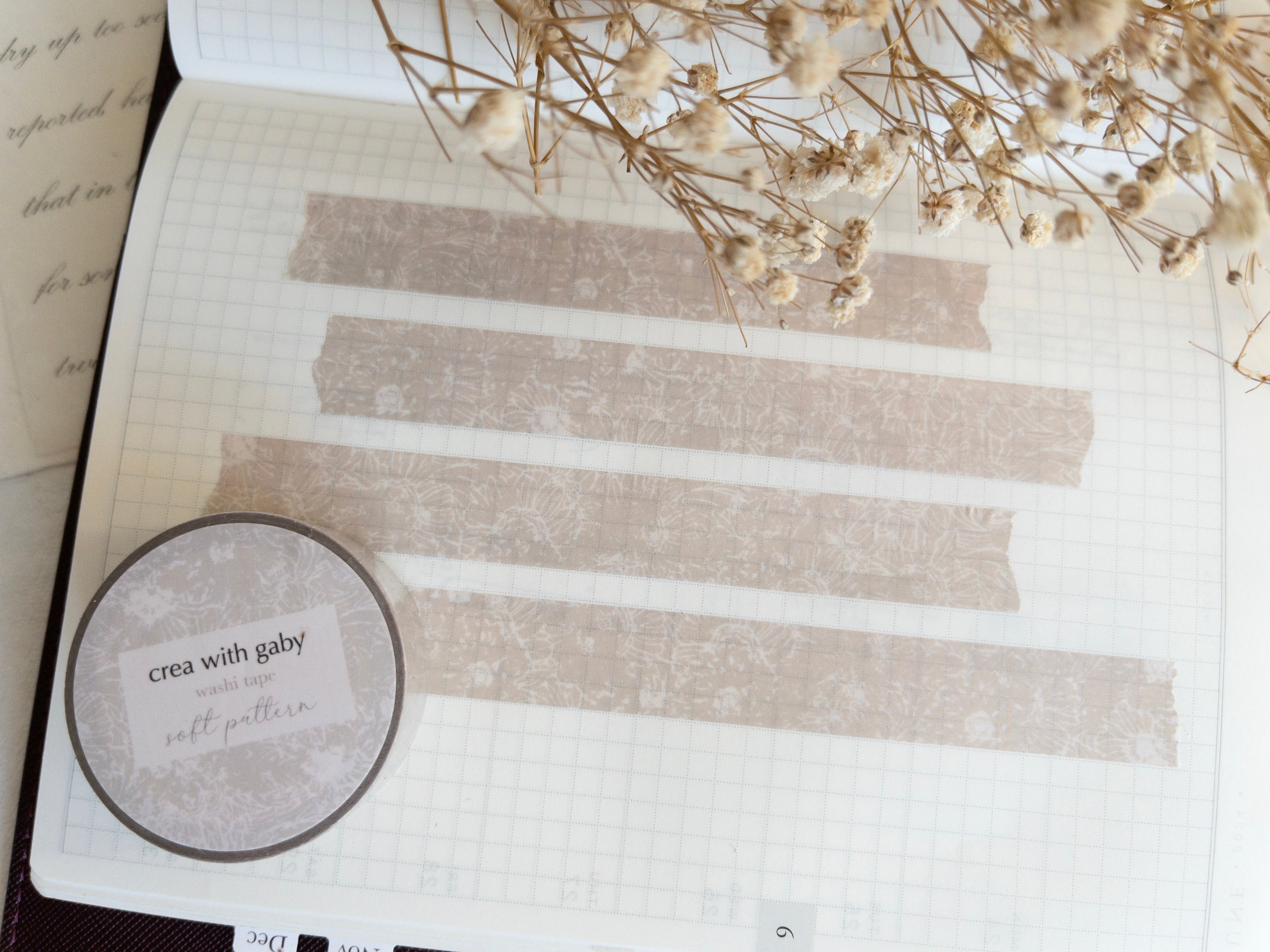 Crea with Gaby - Washi tape- Soft pattern 15mm
