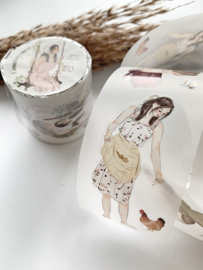 Kiss-cut Pet tape SAMPLE  Country core  Katkreates