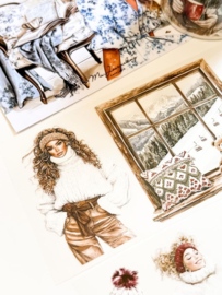 Ma.Journaling  Winter Cabin  Pet sample