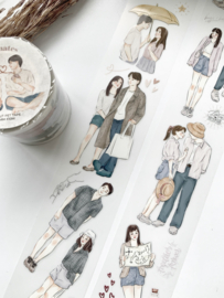 Kiss-cut Pet tape SAMPLE  Soulmates  Katkreates