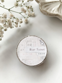 MU Washi tape CUT Blur Ticket