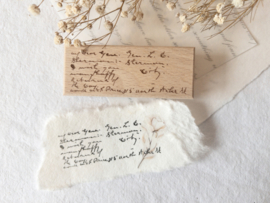 Crea with Gaby - Stempel - Vintage Script