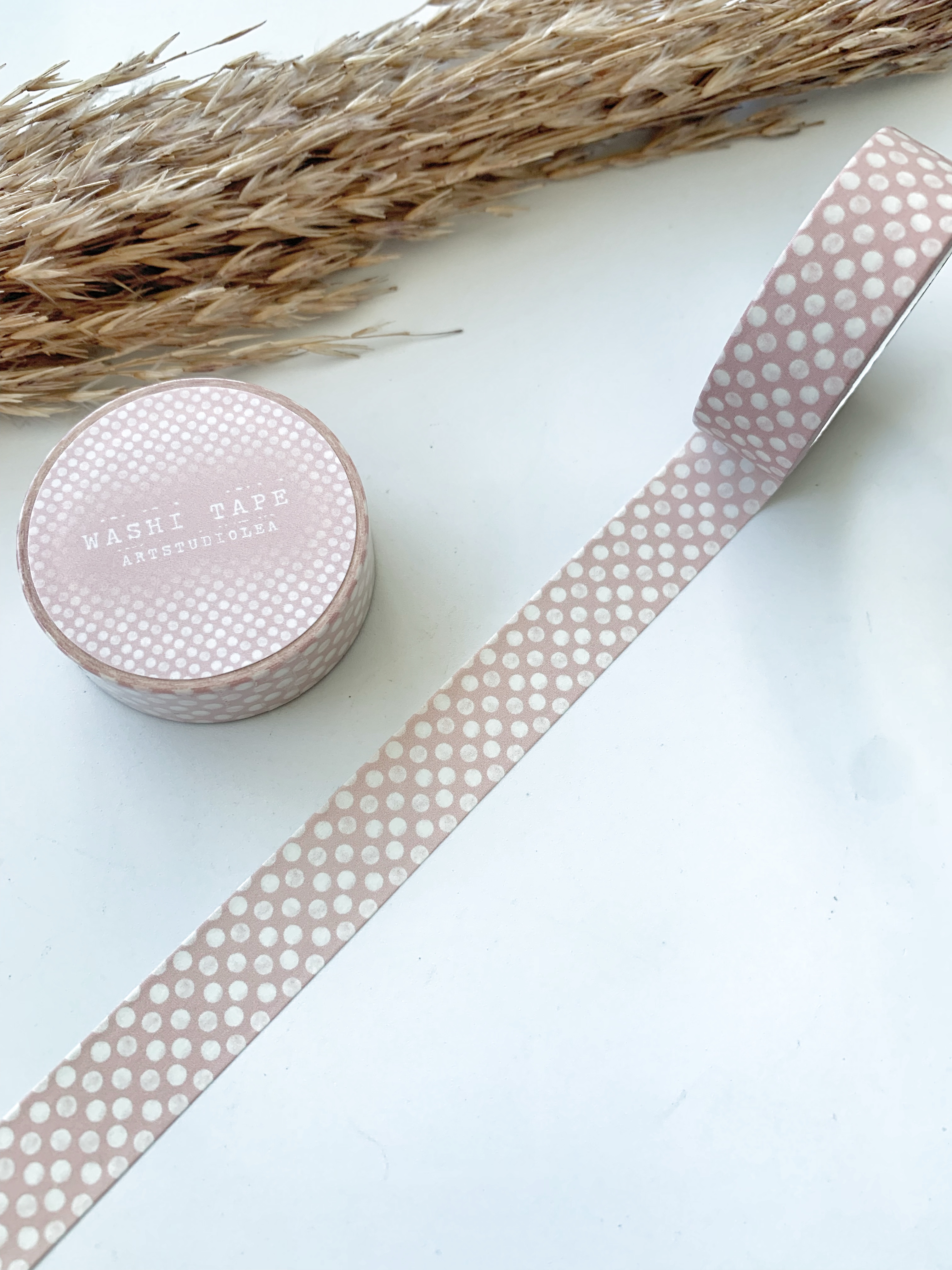 Washi tape Studio Lea -Setje Polka dot Pink / Blue