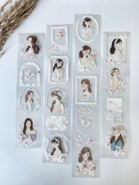 Kiss-cut Pet tape SAMPLE  Douce  Katkreates