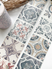 Washi tape Mediterrane Tegels sample