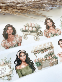 Antique spring / Easter  Sample  2.5 meter