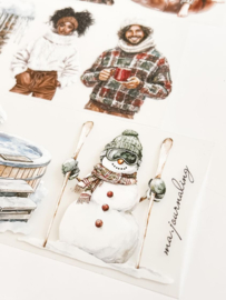 Ma.Journaling  Winter Cabin  Pet sample