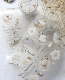Crea with Gaby- White Blooms- SAMPLE