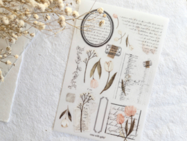 Crea wiht Gaby - Rub-on sticker- Layering Elements