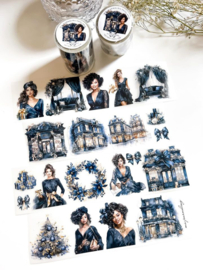 Ma.Journaling   Blue Golden Night  Pet sample