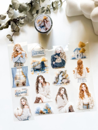 Ma.Journaling  Cozy Blue Autumn 3D Pet sample