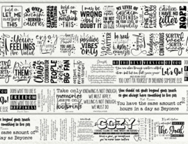 Words and Quotes  Sample  2.5 meter