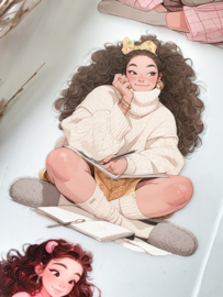 Cozy home day girls  Sample  2.5 meter