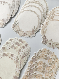 Mindwave Stickerpakketje Wreath Flake Beige
