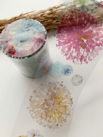 Glossy Pet Tape  World in Bubble 11  -  Sample