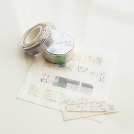 MU Washi tape CUT Letter Drift