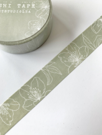 Washi tape Studio Lea - Blossom Green