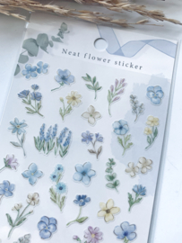 Mindwave Sticker Neat Flower sticker BLAUW