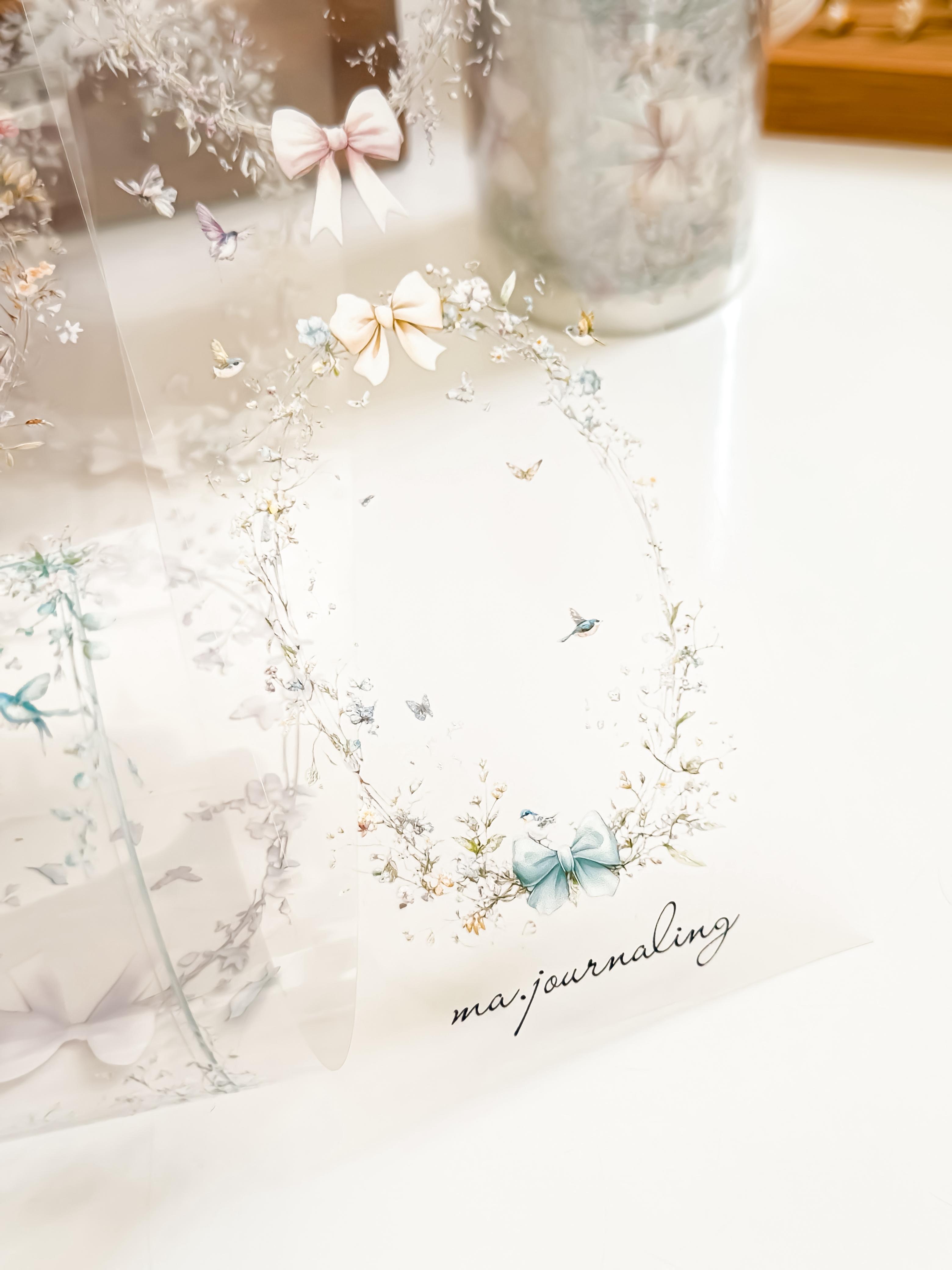 Ma.Journaling  Floral Frames 3D Pet sample