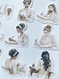 Studio by Lea -  Beige Planner Girls stickers