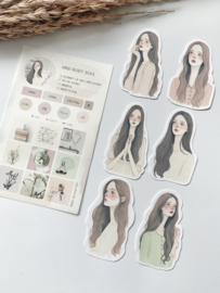 MU girl sticker pakketje 01