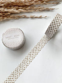 Washi tape Studio Lea - Brown Polka Dots
